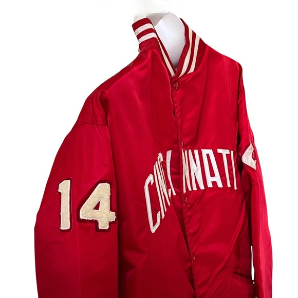 Vintage 1970's Cincinnati Reds Rawlings Jacket Koch Sporting Goods Snap Button - Picture 4 of 14